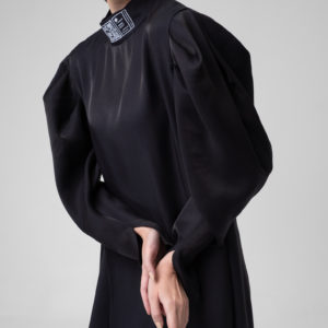 Платье «Александра Федоровна» из вискозы, черный
