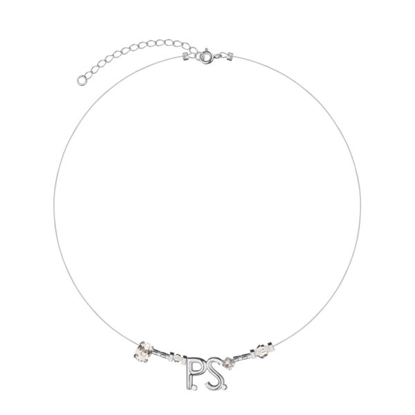 Чокер P.S. Mini Rhodium Necklace