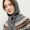 Капор с длинными завязками коричневый | ПЕРВЫЙ. МОДНЫЙ Капор с длинными завязками коричневый | ПЕРВЫЙ. МОДНЫЙ